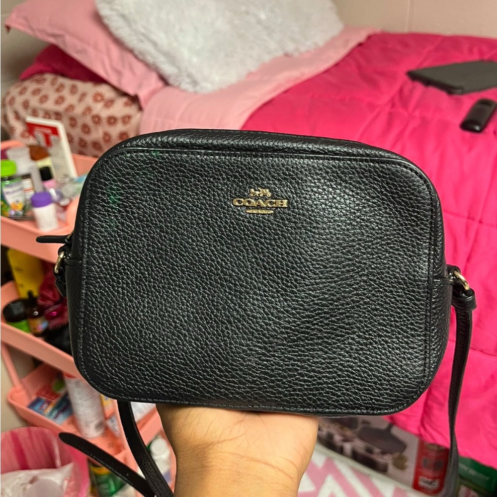 Black Coach Camera Bag